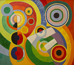 Rythme, Joie de Vivre by Robert Delaunay This artist had several ideas that Varese admired, especially a complete newness in his work, process, the lack of obvious representation. 